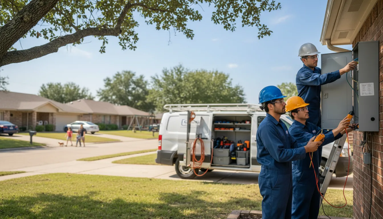 Certified electrician providing emergency electrical services in Boston, MA